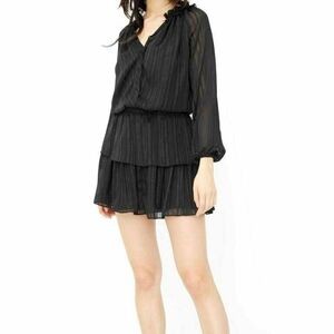 Generation Love Sydney Stripe Blouson Black Dress